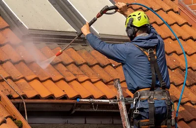 Démoussage et hydrofuge de toiture à Sommaing
